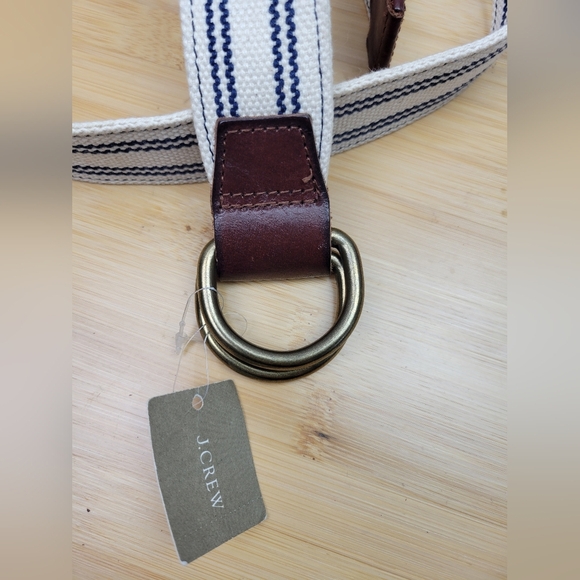 J. Crew Women's Cotton Leather Belt - Size S - Picture 3 of 7
